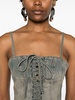 Blue Lara Denim Corset Top