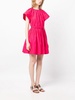 Jessa belted pleated minidress