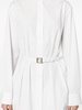 belted shirt dress