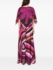 Iride Struzzo-print kaftan top