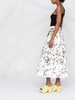 Judith floral midi skirt