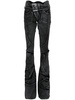 Big Waistband Drape skinny jeans