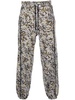 graphic-print fleece sweatpants