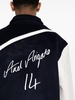 Bay embroidered-logo varsity jacket