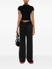 double-waistband tailored trousers