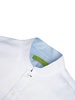 phoenix-detail band-collar shirt