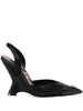 Decollete 105mm crystal-embellished pumps