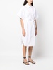 short-sleeve cotton shirt dress