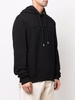 Black Logo Embroidered Hoodie