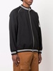 logo sleeve bomber jacket