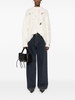 monogram-jacquard straight-leg jeans