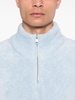 fleece-texture sweatshirt