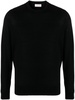 crew-neck wool jumper