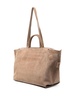 multi-strap suede tote