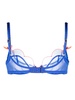 Blue Lorna Underwired Tulle Bra