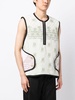 boutis floral-print armor gilet