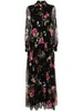 Cavendish voile maxi dress