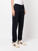 monogram-embroidered cotton track pants