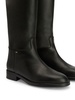 Nourine leather mid-calf boots