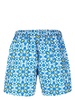 geometric-print swim shorts