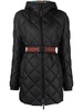 belted quilted coat 