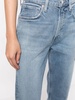 high-waisted cropped jeans