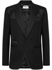 single-breasted lurex blazer