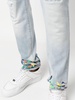 paint splatter straight jeans