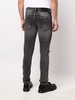 low-rise slim-cut jeans 