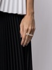 18kt yellow gold Collection Line Balance loop pearl ring