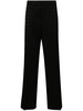 mid-rise tailored trousers