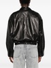 long-sleeves leather shirt