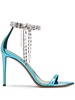 105mm crystal-embellished sandals