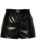 logo-buckle belted shorts