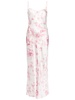 Parma floral silk dress