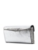 Yza metallic clutch bag