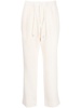 corduroy straight-leg trousers