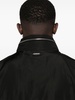 logo-debossed hooded jacket