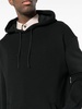 logo-embossed cotton hoodie