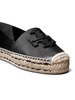 Ines logo-patch leather espadrilles