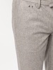 flannel straight-leg trousers