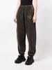 glitter-effect terry track pants