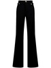 high-waist wool tailored trousers 