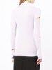 cut-out high-neck jumper