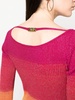 colour-block ribbed-knit jumper