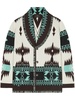 Icon Jacquard cashmere cardigan