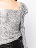 Allura Hammered sequin-embellished blouse