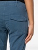 concealed-fastening cotton tapered trousers 