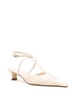 Saga Nappa/patent Calf Leather Creamy Shoes