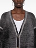 faded-effect cardigan